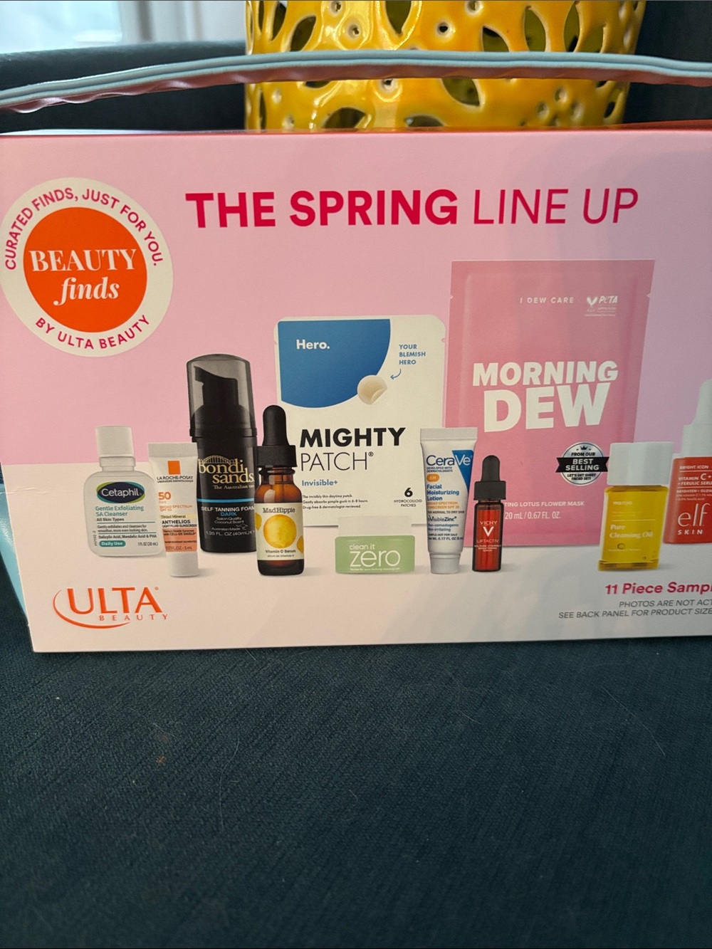 ULTA Beauty The Spring Line Up - Pink & White Box 11 samples sizes in case